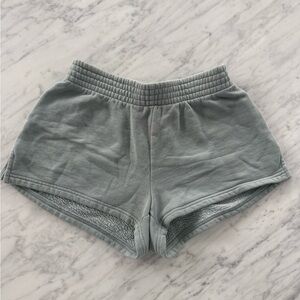 Aritzia sweatfleece TNA Women's Athletic Heather Gray Sweat Shorts